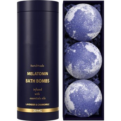 Buamaí Folctha Melatonin le Lavender agus Camomile
